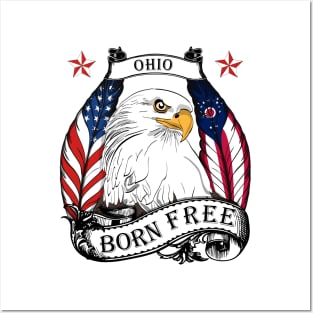 USA Ohio Eagle - Born Free Posters and Art